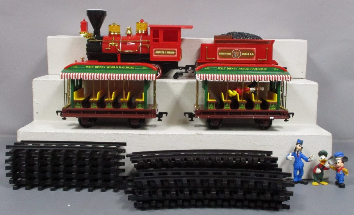 Disney 60080 Walt Disney World Railroad G Gauge Steam Train Set NIB