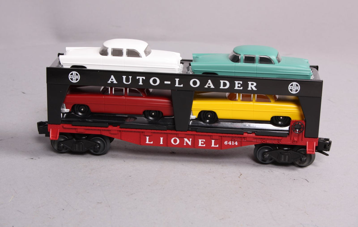 Lionel 6-19427 O Gauge PWC Evans Auto Loader #6414 with 4 Cars NIB