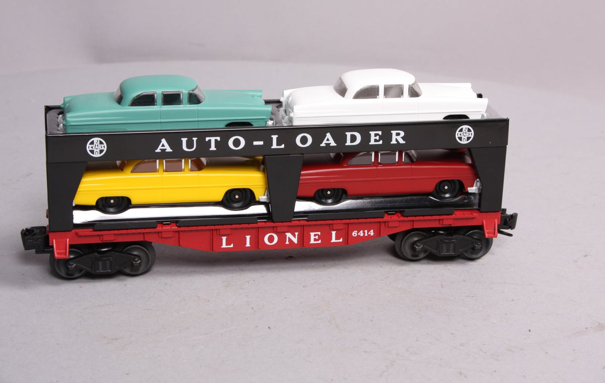 Lionel 6-19427 O Gauge PWC Evans Auto Loader #6414 with 4 Cars NIB