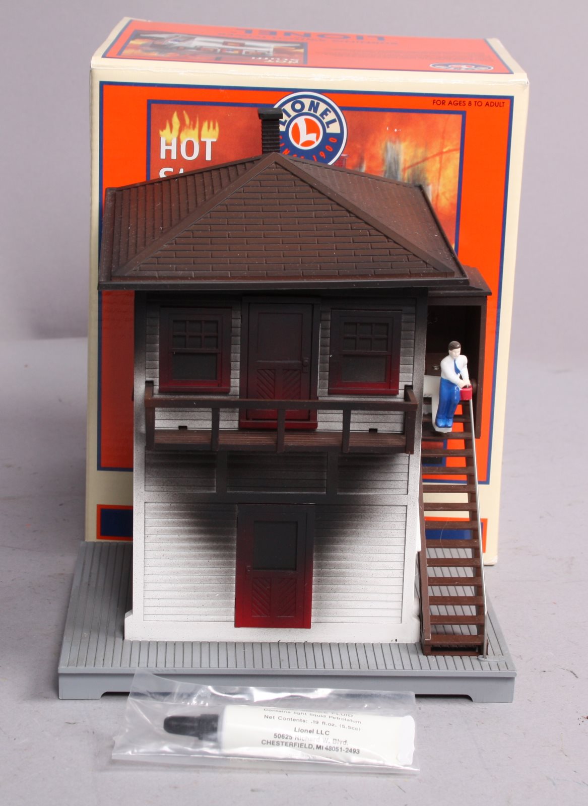 Lionel 6-14104 O Animated Burning Switch Tower LN/Box