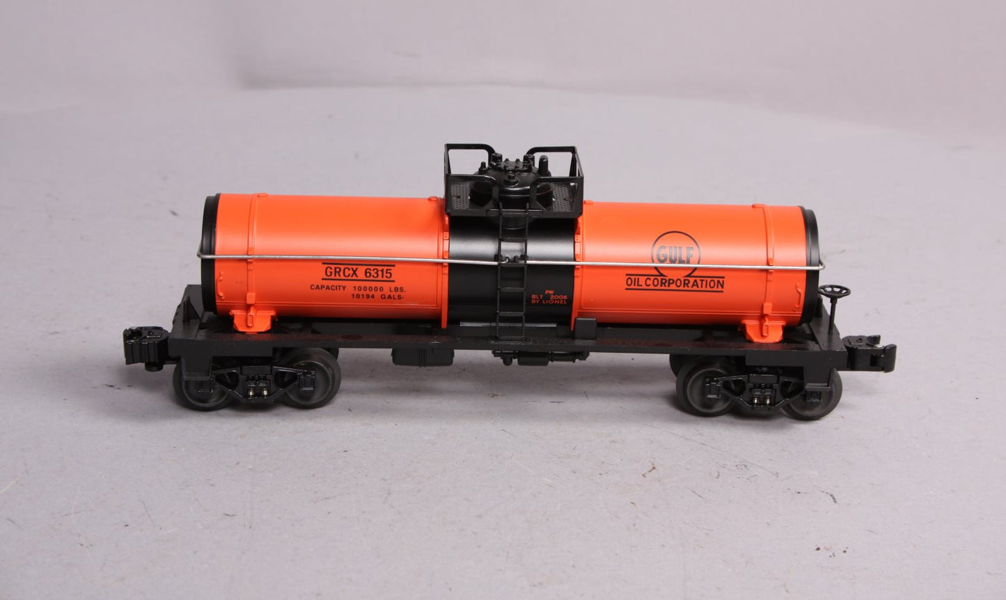 Lionel 6-29614 Gulf Oil Single Dome Tank Car #6315 LN/Box