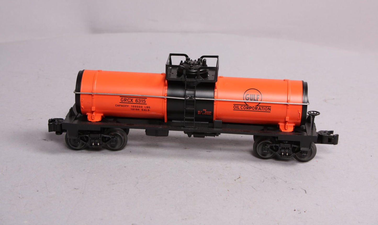 Lionel 6-29614 Gulf Oil Single Dome Tank Car #6315 LN/Box