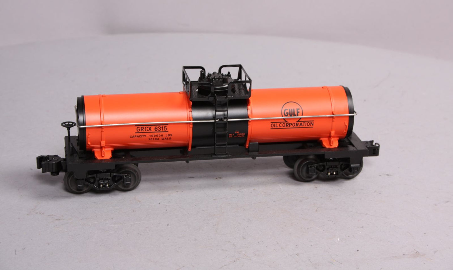 Lionel 6-29614 Gulf Oil Single Dome Tank Car #6315 LN/Box