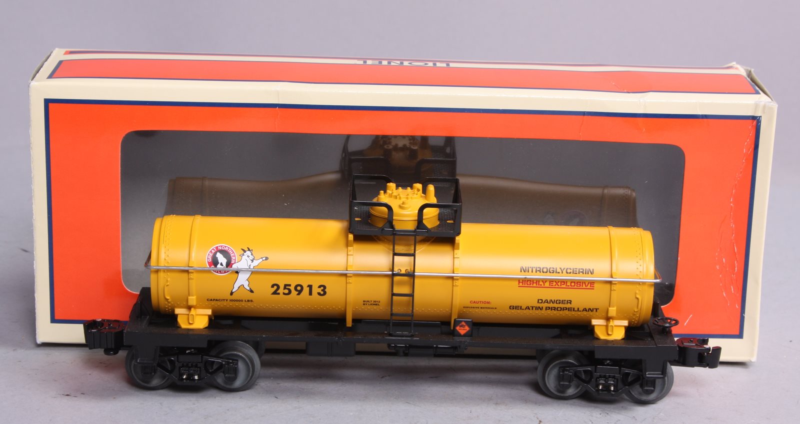 Lionel 6-25913 Great Northern Single Dome Tank Car