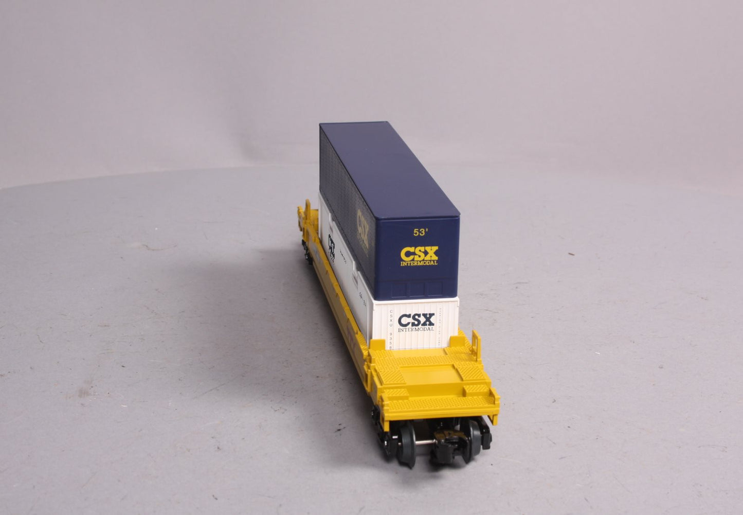 Lionel 6-85222 CSX Maxi-Stack Flat Car #85222 with Containers