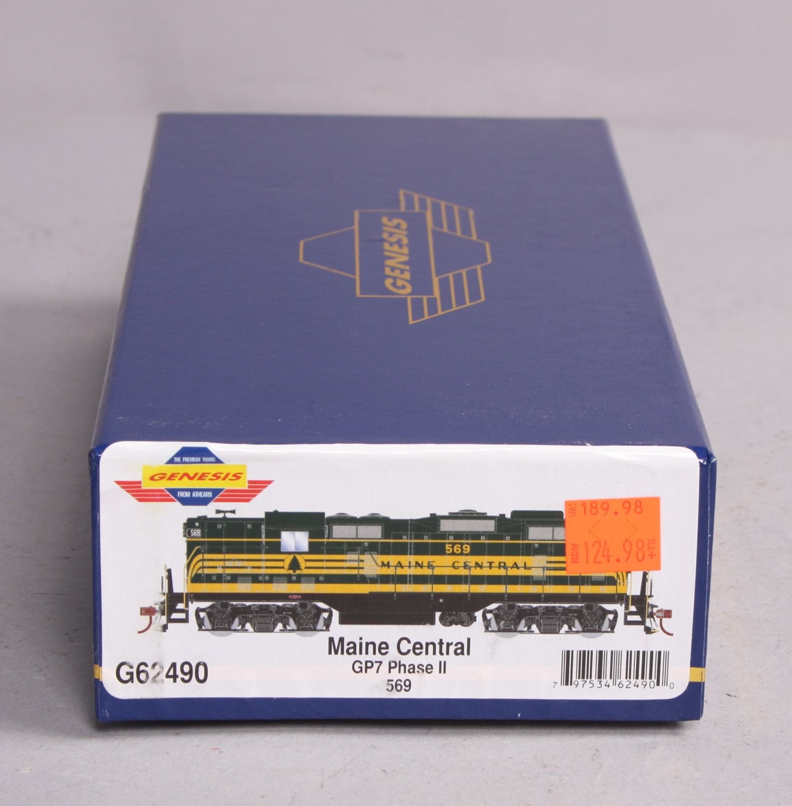 Athearn G62490 HO Scale Maine Central EMD GP7 Diesel Locomotive #529 LN/Box