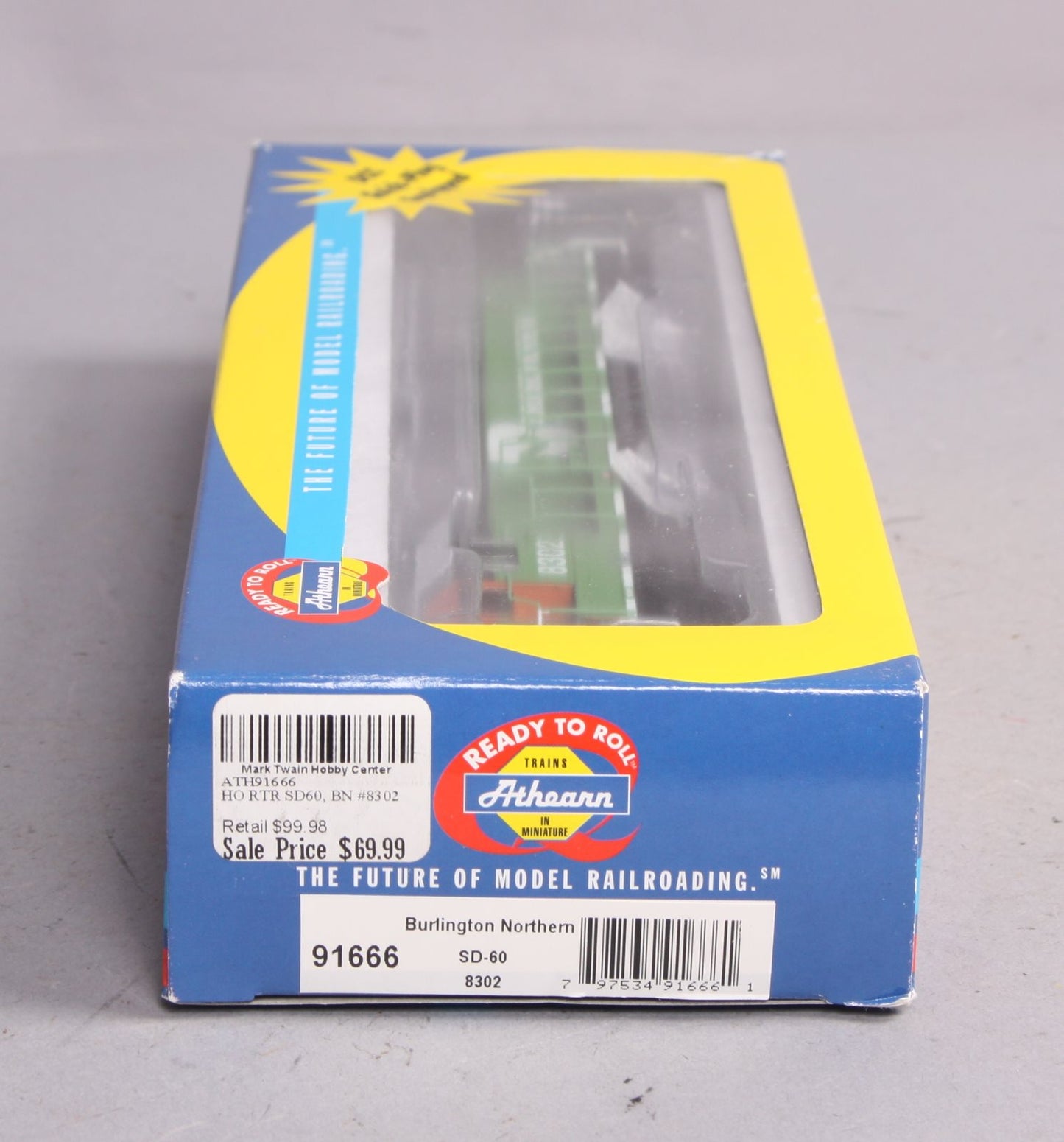 Athearn 91666 HO Scale Burlington Northern SD-60 Diesel Locomotive #8302 LN/Box