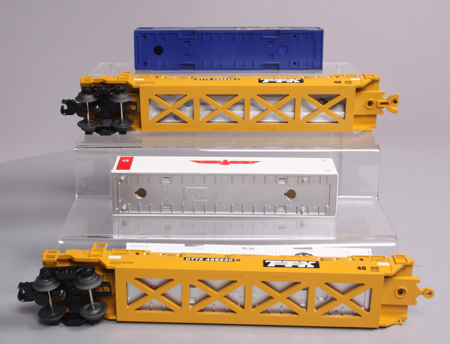 Lionel 6-26486 O Gauge TTX Maxi Stack (Set of 2) #456240 EX