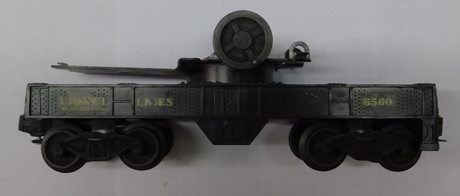 Lionel 6460-1 4-Wheel Plastic Crane Chassis and Trucks