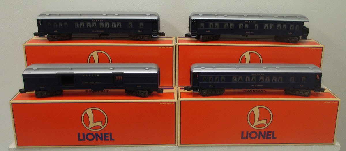 Lionel 6-19061 O Gauge Wabash Railway Passenger Set LN/Box