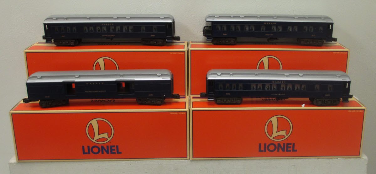 Lionel 6-19061 O Gauge Wabash Railway Passenger Set LN/Box