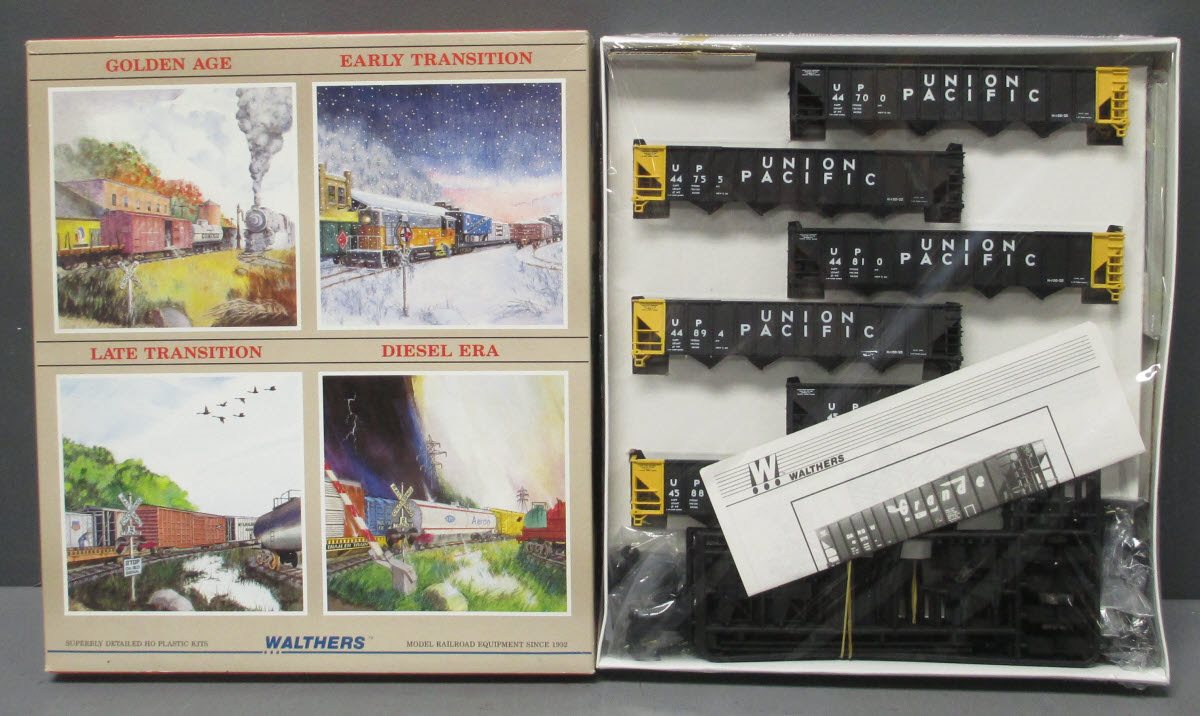 Walthers 932-4932 HO Scale Union Pacific 100 Ton Quad Hopper 6-Pack # 3 Kit