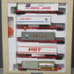 Walthers 932-13933 HO Santa Fe Ready To Run All-Purpose Spine Cars W/Containers