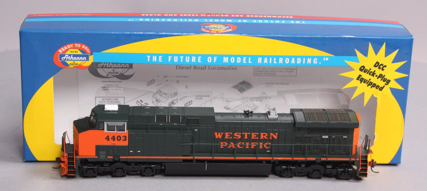 Athearn 78836 HO Western Pacific AC4400 Diesel Locomotive #4403