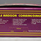 MTH 20-4120 O Pullman 70' Madison Combine/Diner Passenger Car Set LN/Box