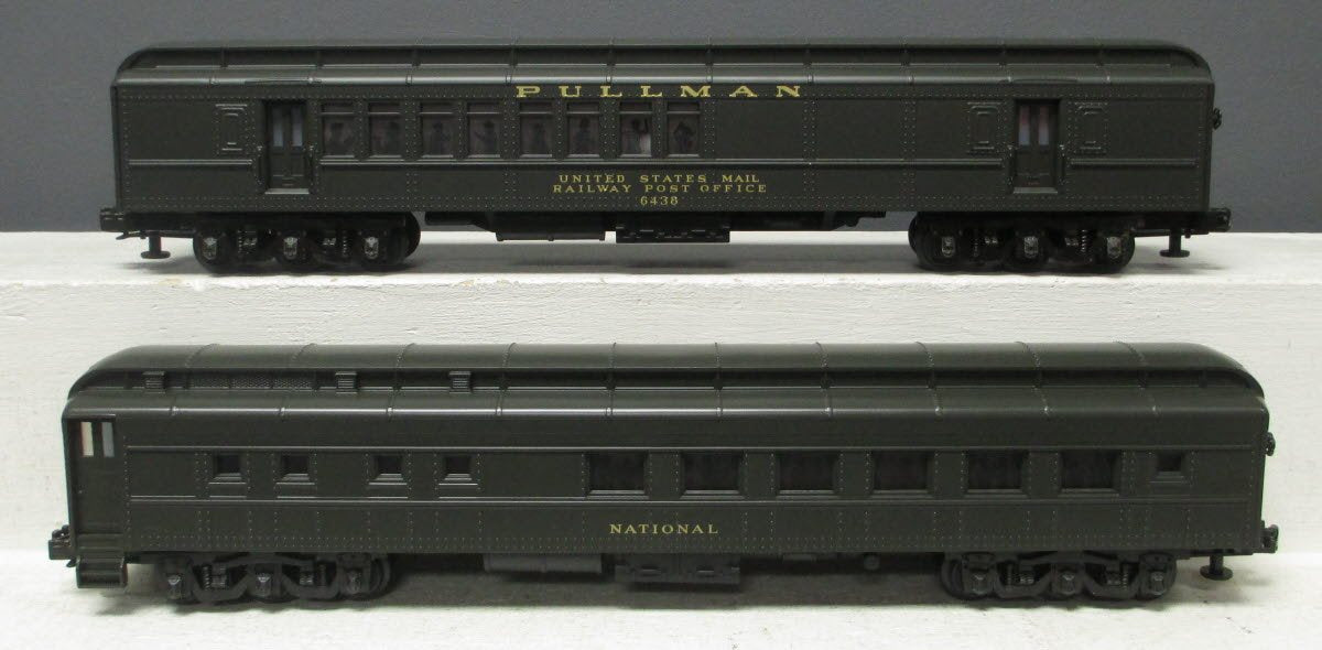 MTH 20-4120 O Pullman 70' Madison Combine/Diner Passenger Car Set LN/Box