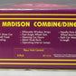 MTH 20-4119 O Gauge New York Central 70' Madison RPO/Diner Passenger Car Set LN/Box