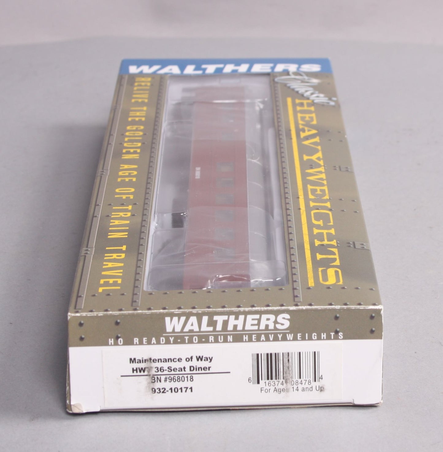 Walthers 932-10171 HO Maintenance of Way 36-Seat Diner Passenger Car #968018 LN/Box