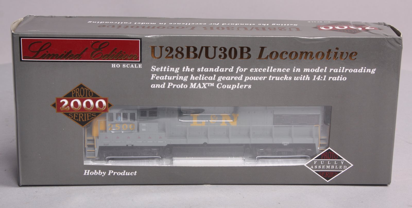 Proto 2000 920-41654 HO Scale L&N GE U28B Diesel Locomotive #2500 w/DCC & Sound LN/Box