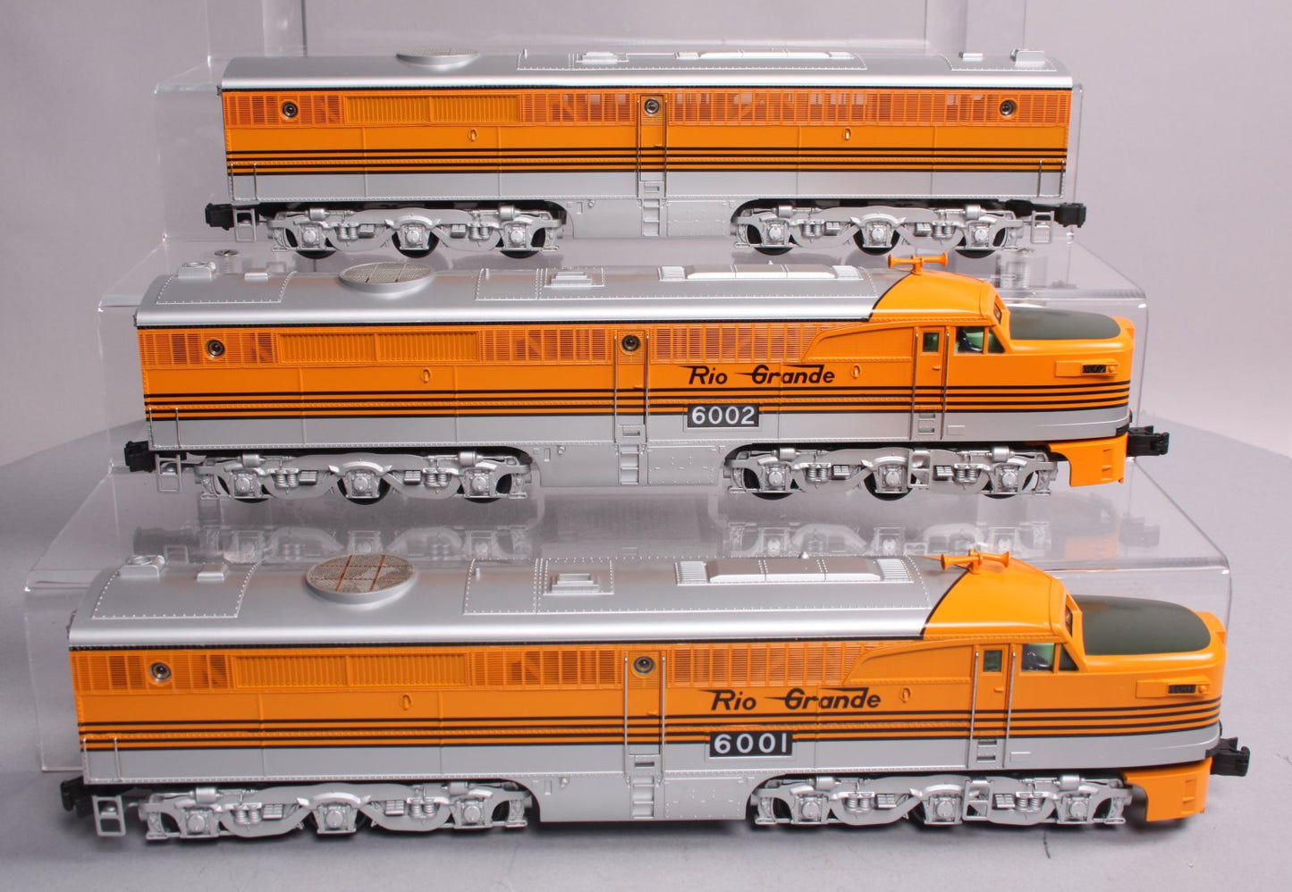 Lionel 6-18107 O Gauge Denver & Rio Grande PA-1 ABA Diesel Engine Set #6001/6002 NIB