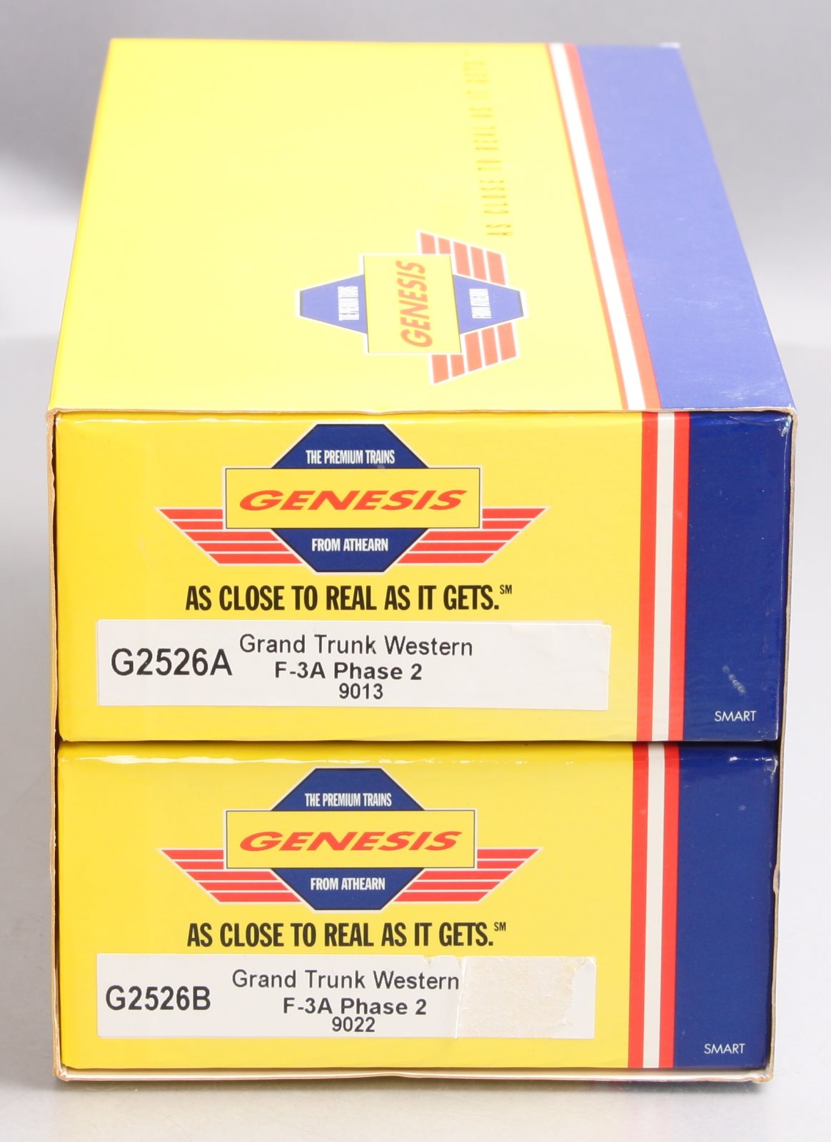 Athearn G2526 HO Grand Trunk Western EMD F3AA Diesel Locomotive Set #9013/9022 LN/Box