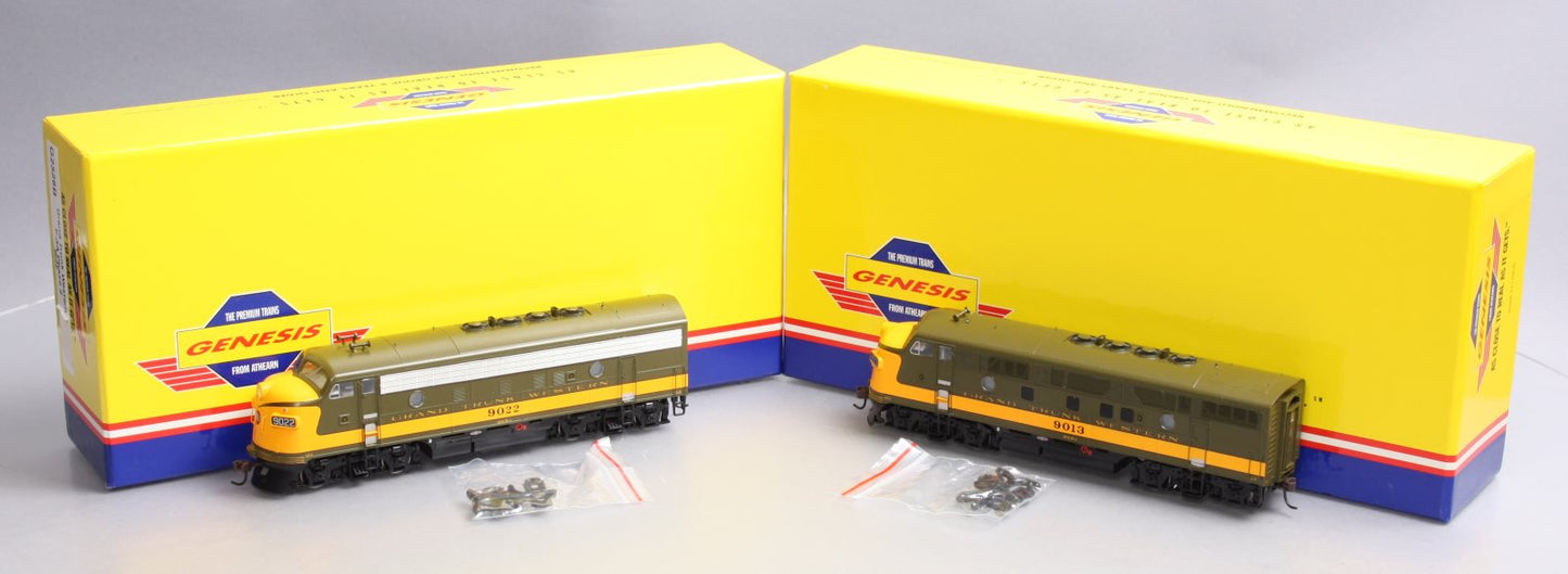 Athearn G2526 HO Grand Trunk Western EMD F3AA Diesel Locomotive Set #9013/9022 LN/Box