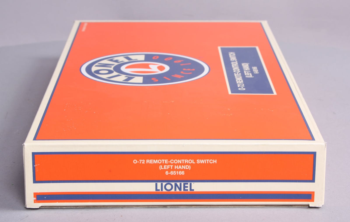 Lionel 6-65166 O Gauge O72 Left Hand Remote Control Switch VG/Box