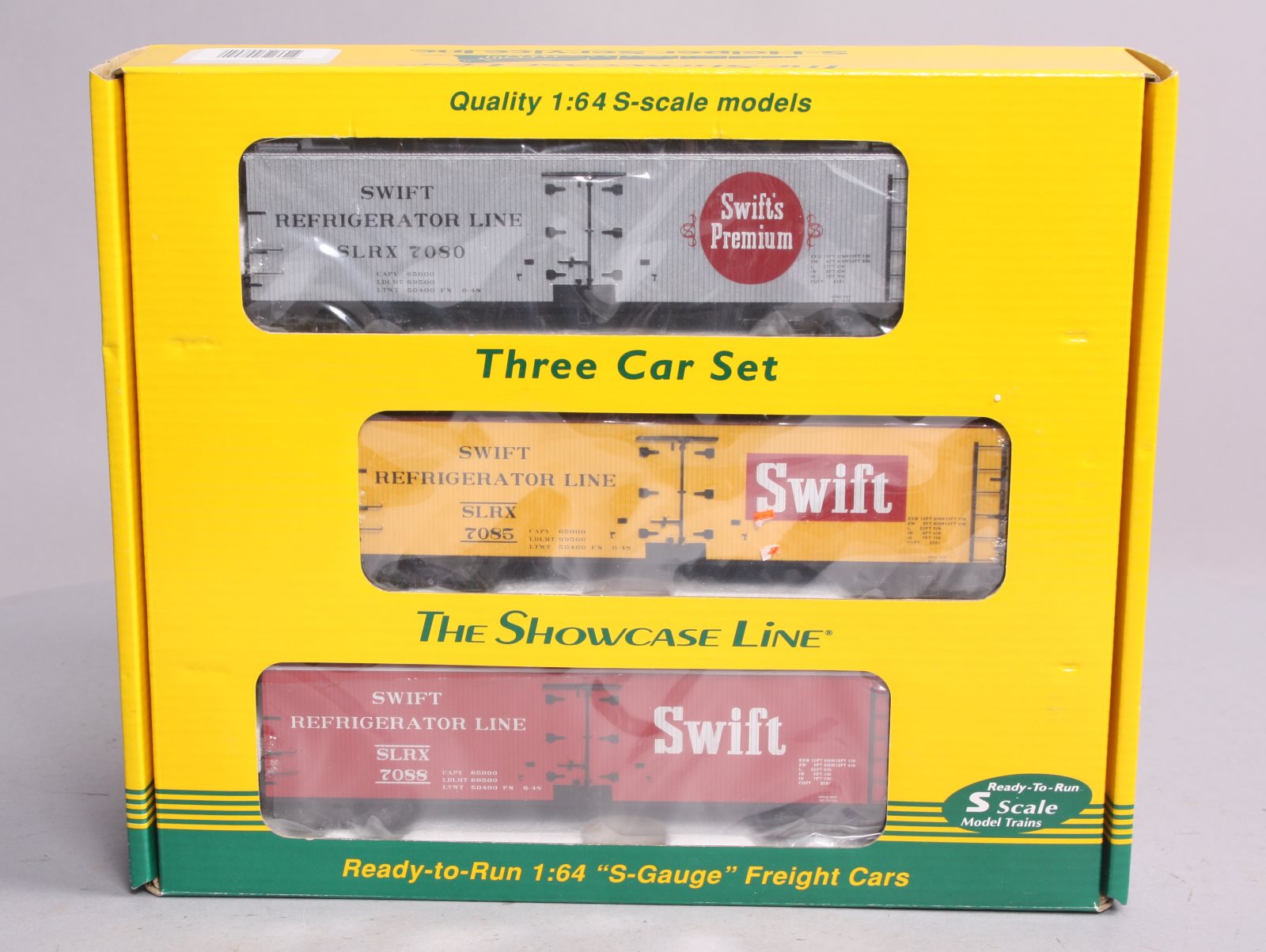 S-Helper Service 00804 S SRLX Swift #7080 #7088 #7085 Reefer Cars (Set of 3) LN/Box