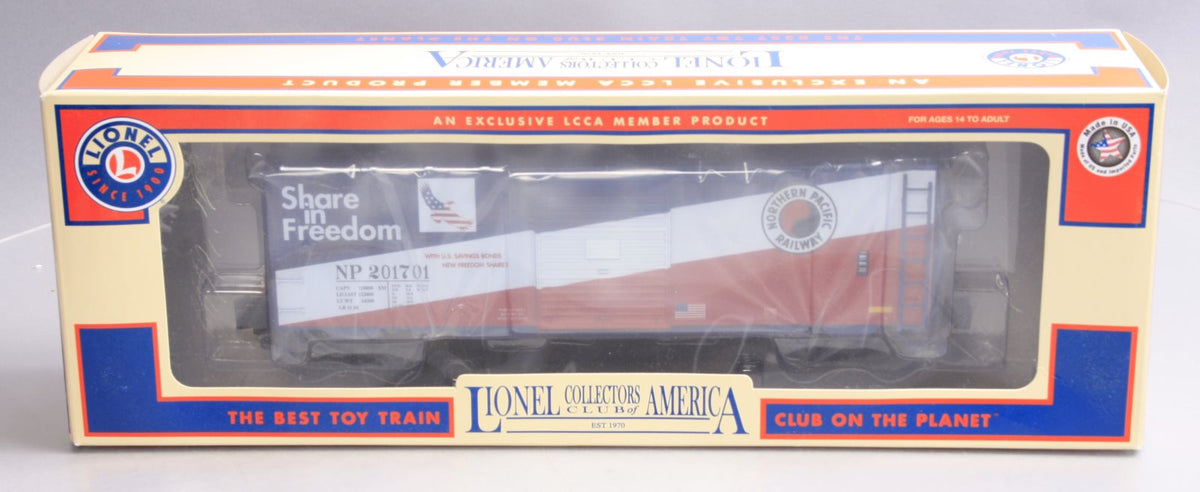 Lionel 3-17501 O Gauge LCCA 2017 Convention NP "Share the Freedom" Boxcar LN/Box
