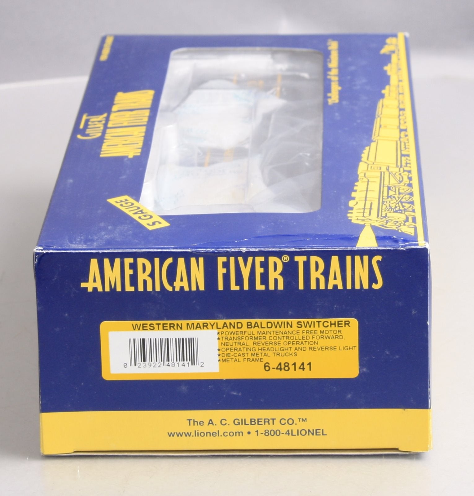 American Flyer 6-48141 S Scale Western Maryland Baldwin Switcher MT/Box