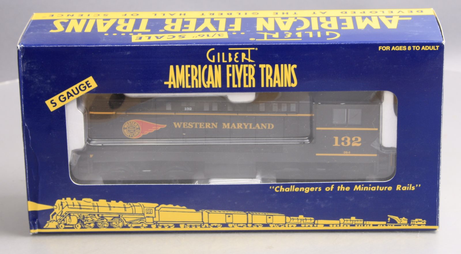 American Flyer 6-48141 S Scale Western Maryland Baldwin Switcher MT/Box