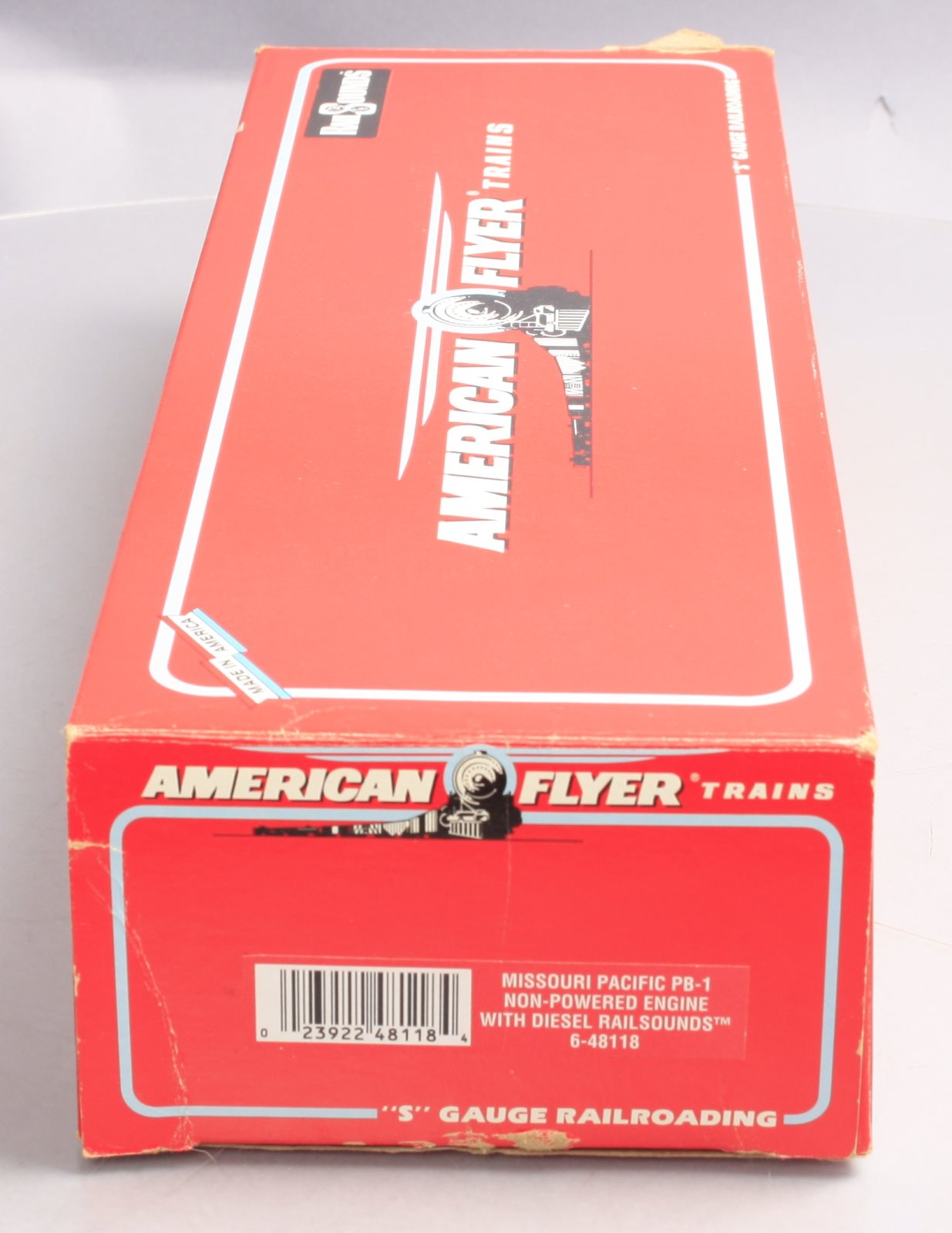 American Flyer 6-48118 S Missouri Pacific Non-Powered 'B' Unit Diesel Locomotive LN/Box