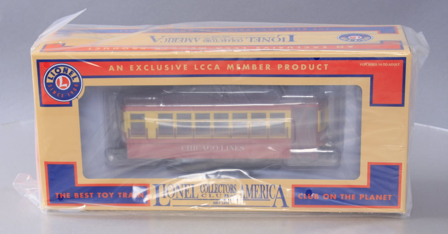 Lionel 6-58045 O Scale LCCA 2018 Chicago Convention Registration Trolley LN/Box