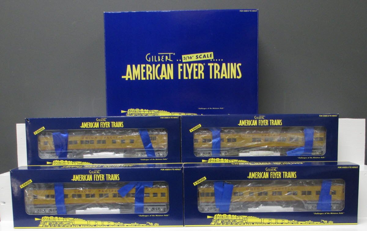 American Flyer 6-48978 S Union Pacific Heavyweight Passenger Car (Set of 4) LN/Box