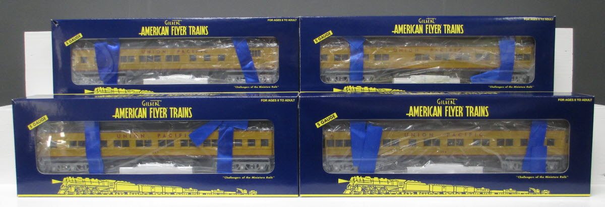 American Flyer 6-48978 S Union Pacific Heavyweight Passenger Car (Set of 4) LN/Box