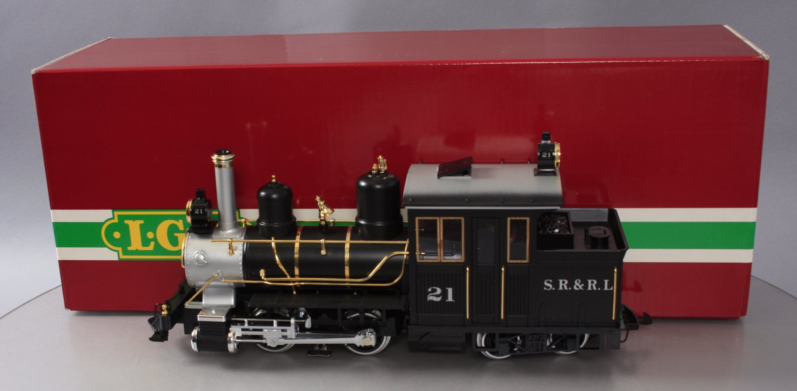 LGB 21251 G Sandy River & Rangeley Lakes Railroad Forney Steam Locomotive #21 LN/Box