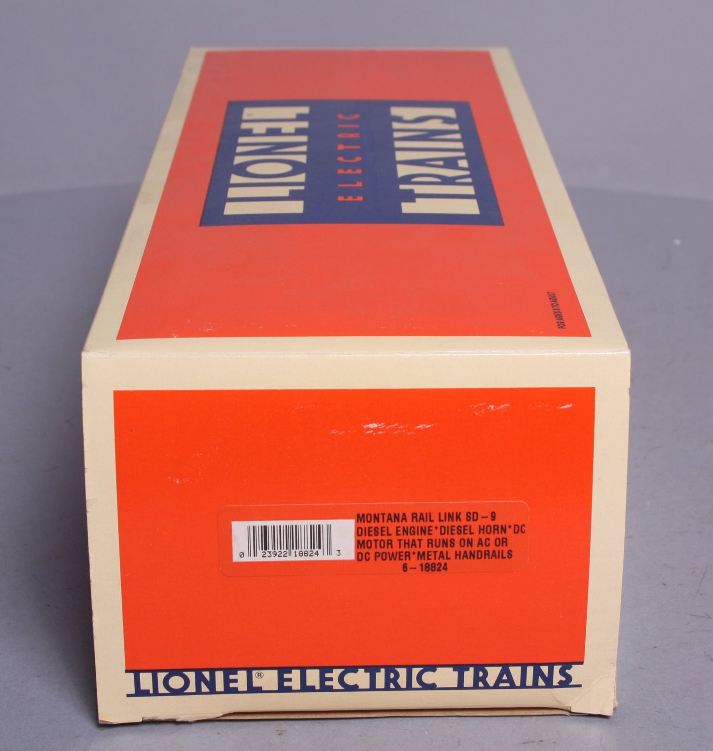 Lionel 6-18824 O Montana Rail Link SD-9 Diesel Locomotive w/Horn #600 EX/Box
