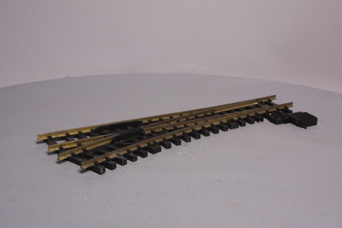 Aristo-Craft 30380 G Brass Left Hand 10' Wide Radius Manual Switch Turnout NIB