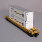 MTH 30-7005B O Gauge Union Pacific Flat with UP Doublestack LN/Box