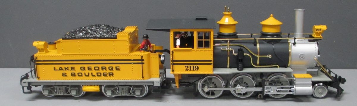 LGB 2119D G Scale Lake George and Boulder 2-6-0 Mogul Steam Locomotive & Tender LN/Box