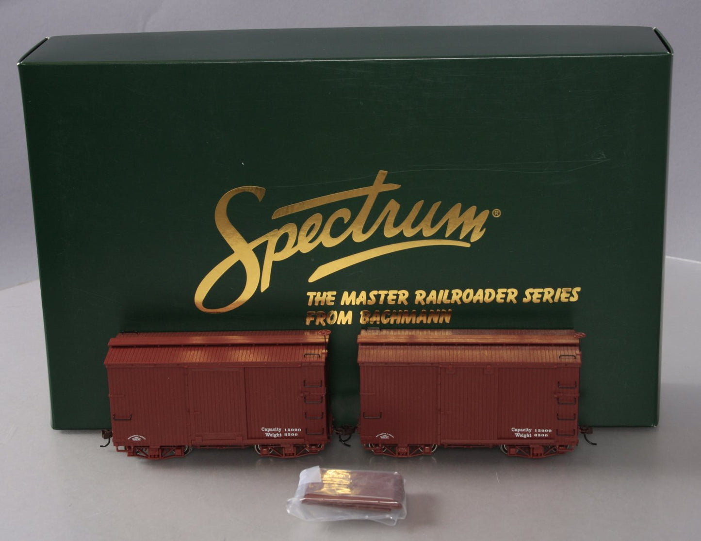 Bachmann 26501 On30 Data Only Oxide Red 18' Wood Box Car (Set of 2) MT/Box