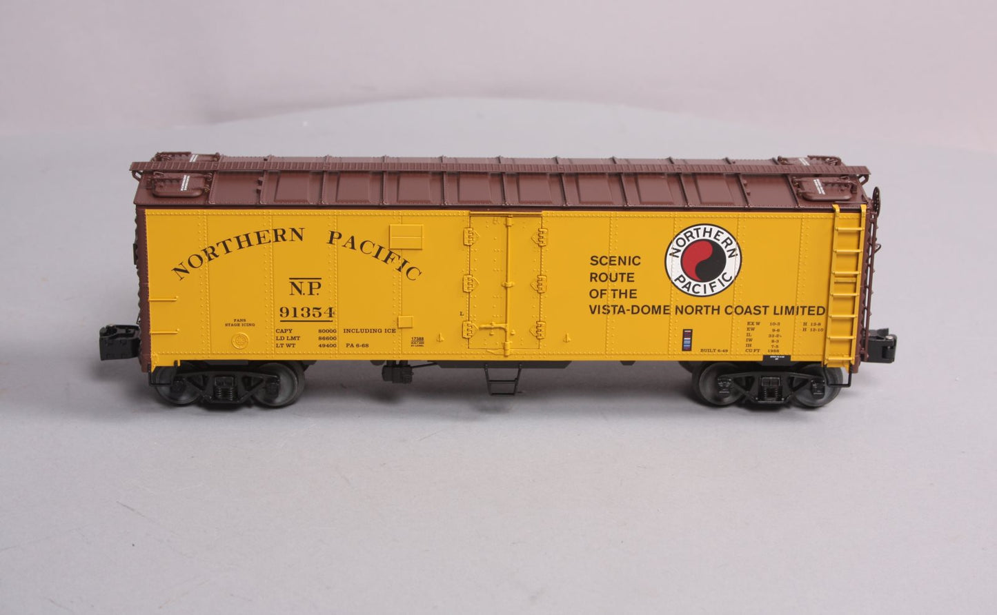 Lionel 6-17388 O Gauge Northern Pacific Steel-Sided Refrigerator Car #91354 LN/Box