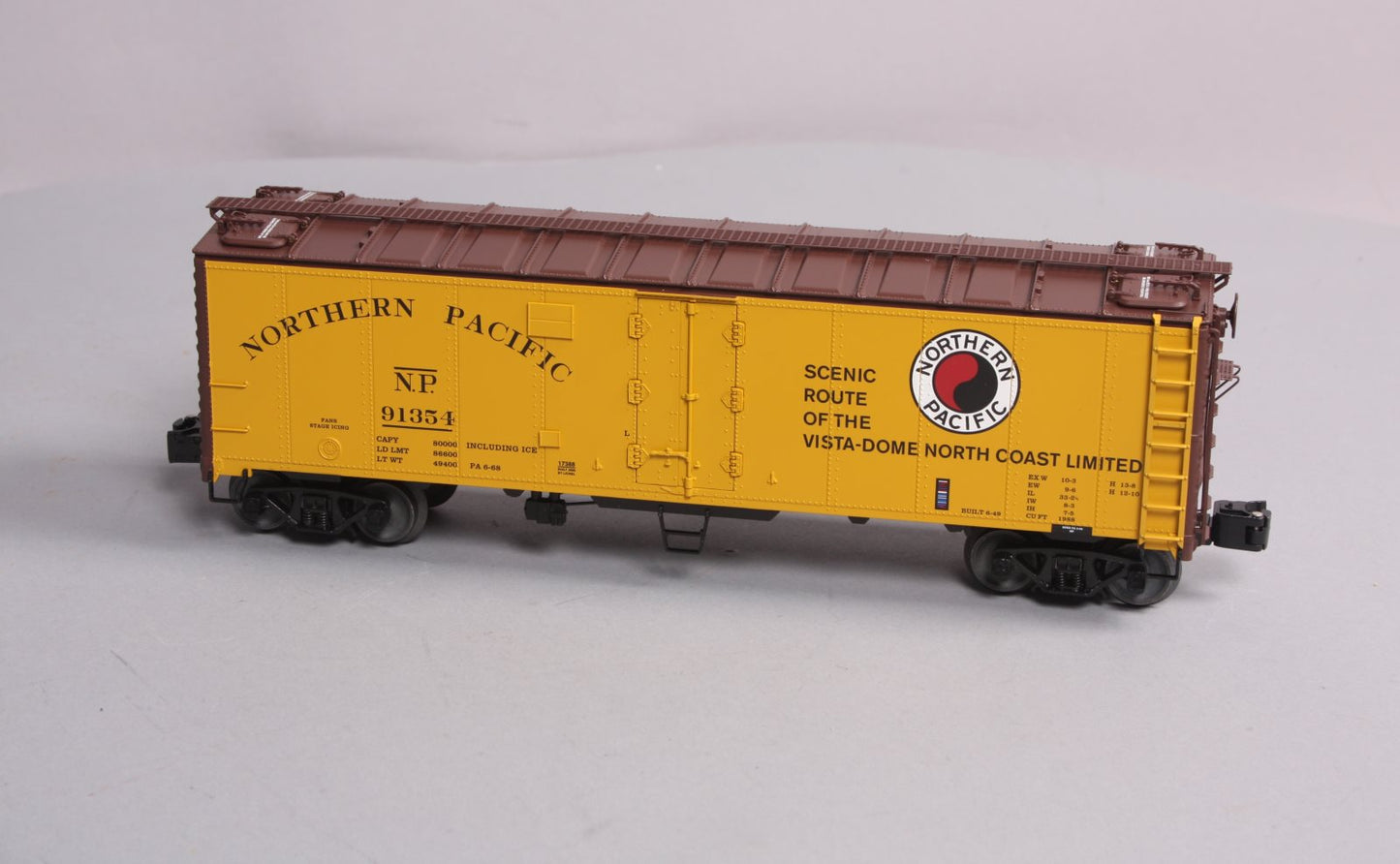 Lionel 6-17388 O Gauge Northern Pacific Steel-Sided Refrigerator Car #91354 LN/Box