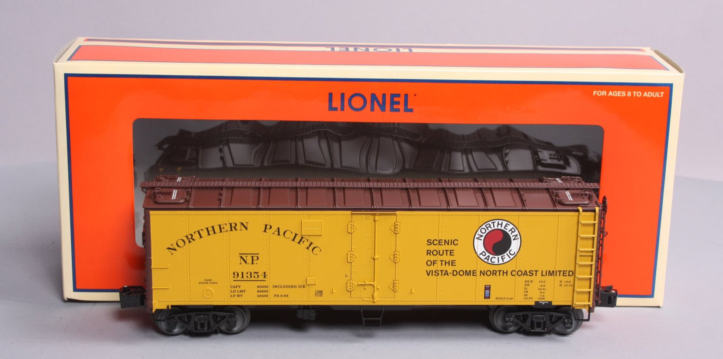 Lionel 6-17388 O Gauge Northern Pacific Steel-Sided Refrigerator Car #91354 LN/Box