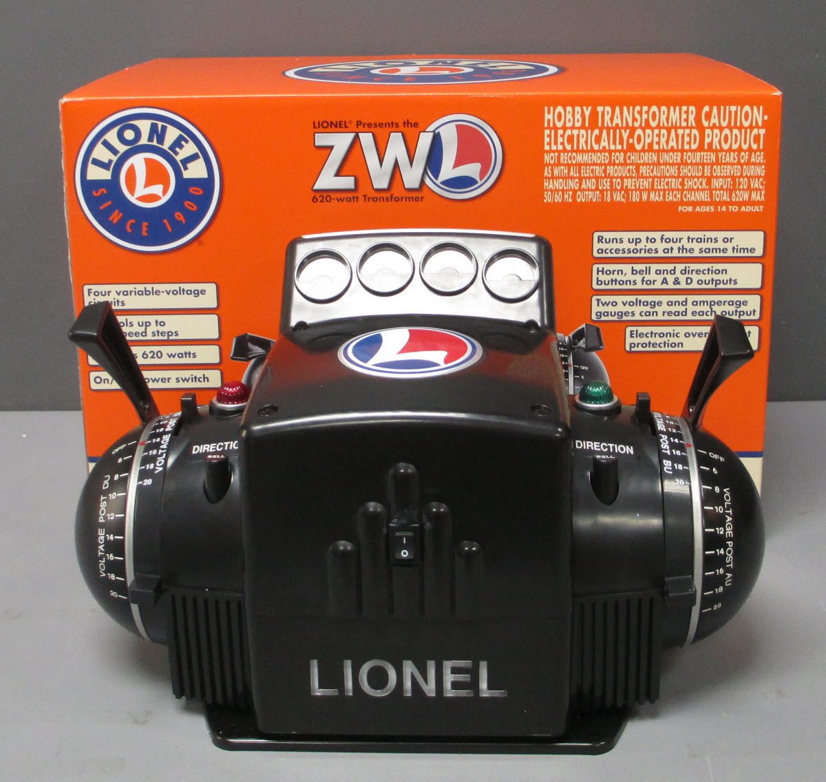 Lionel 6-37921 ZW-L 620 Watt 4-Train Transformer LN/Box