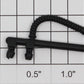 LGB 4028/22 Small Black Plastic Airhose