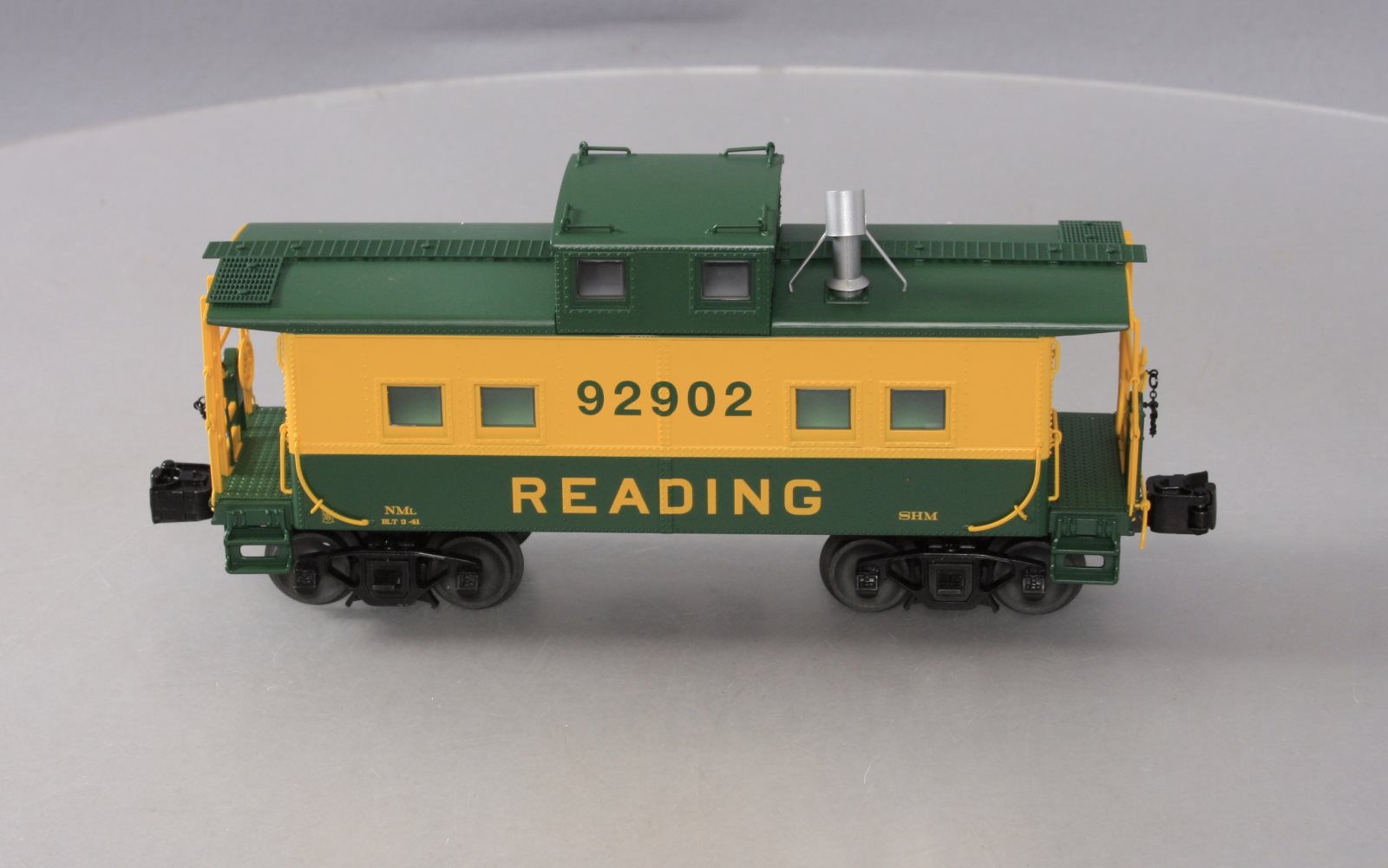 Lionel 6-83358 O Reading Northeast Style Caboose Green/Yellow