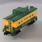 Lionel 6-83358 O Reading Northeast Style Caboose Green/Yellow