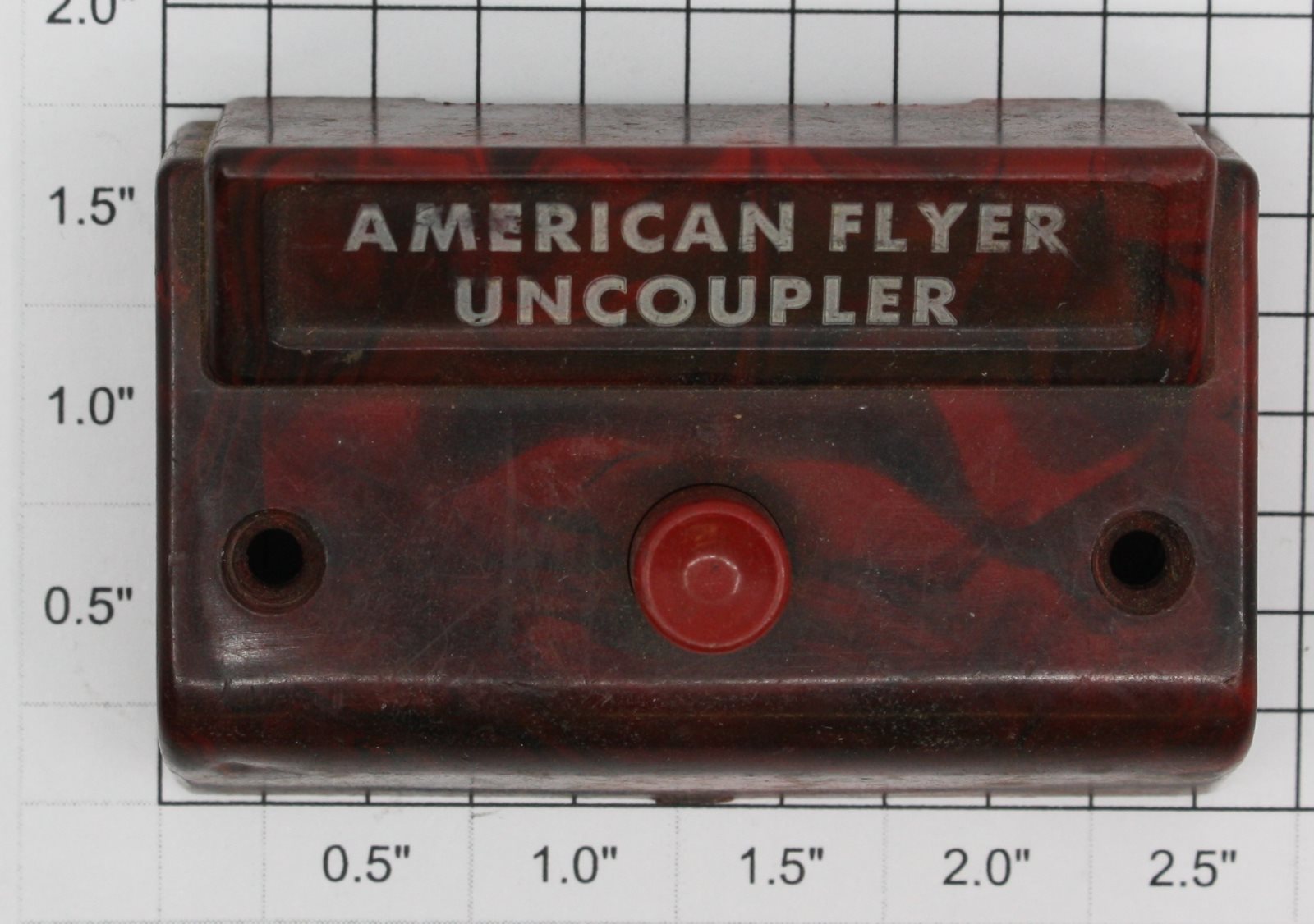 American Flyer XA10961-BL S Gauge Uncoupler Bakelite Control Button