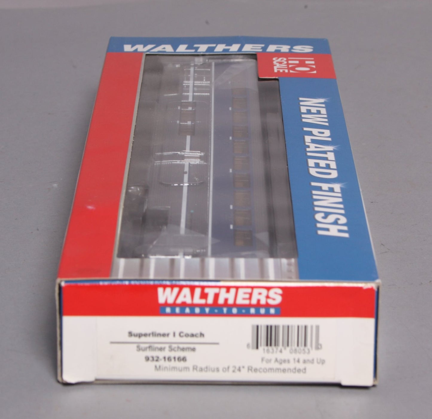 Walthers 932-16166 HO Scale Amtrak Surfliner Passenger Coach LN/Box